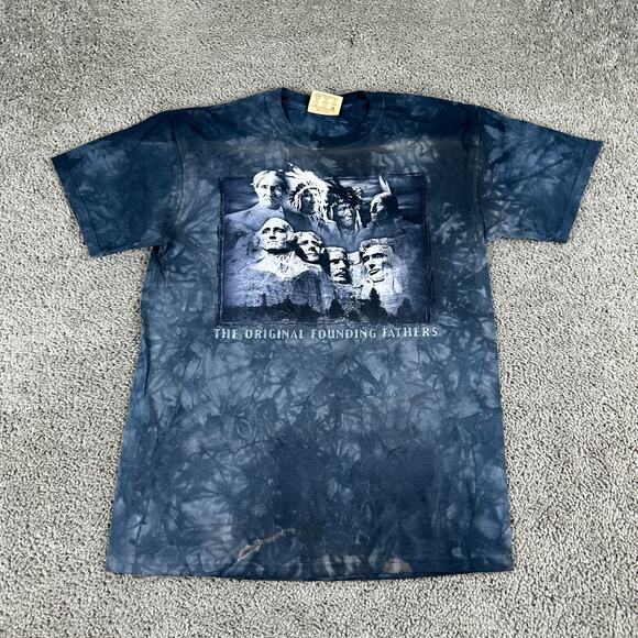 The Mountain Shirt Mens Medium Blue The Original Founding Fathers Short Sleeve - Picture 2 of 10